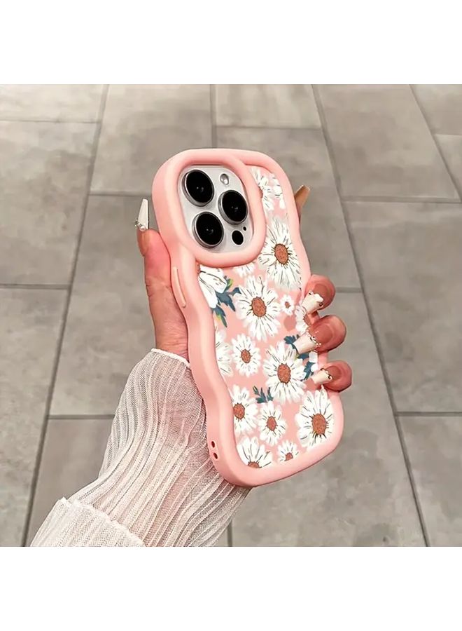 Pink Full Screen Anti Drop Frosted Phone Case Compatible with Galaxy S25 Plus - Image 3